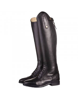 Bottes d'équitation Valencia HKM hauteur courte mollet standard coloris noir 4417.9100