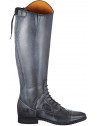 Bottes d'équitation Valencia HKM hauteur courte mollet standard coloris noir/gris 4417.9195