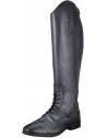 Bottes d'équitation Valencia HKM hauteur courte mollet standard coloris noir/gris 4417.9195